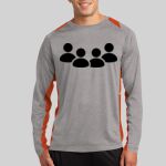 Long Sleeve Heather Colorblock Contender ™ Tee Thumbnail