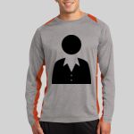 Long Sleeve Heather Colorblock Contender ™ Tee Thumbnail