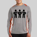 Long Sleeve Heather Colorblock Contender ™ Tee Thumbnail