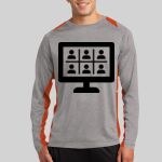 Long Sleeve Heather Colorblock Contender ™ Tee Thumbnail