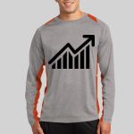 Long Sleeve Heather Colorblock Contender ™ Tee Thumbnail