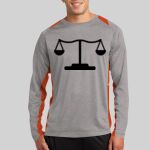 Long Sleeve Heather Colorblock Contender ™ Tee Thumbnail