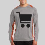 Long Sleeve Heather Colorblock Contender ™ Tee Thumbnail
