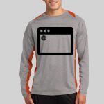 Long Sleeve Heather Colorblock Contender ™ Tee Thumbnail