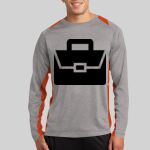 Long Sleeve Heather Colorblock Contender ™ Tee Thumbnail