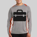Long Sleeve Heather Colorblock Contender ™ Tee Thumbnail