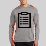 Long Sleeve Heather Colorblock Contender ™ Tee Thumbnail