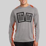 Long Sleeve Heather Colorblock Contender ™ Tee Thumbnail