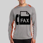 Long Sleeve Heather Colorblock Contender ™ Tee Thumbnail