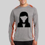 Long Sleeve Heather Colorblock Contender ™ Tee Thumbnail