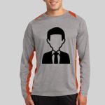 Long Sleeve Heather Colorblock Contender ™ Tee Thumbnail