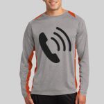 Long Sleeve Heather Colorblock Contender ™ Tee Thumbnail