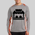 Long Sleeve Heather Colorblock Contender ™ Tee Thumbnail