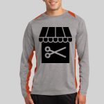 Long Sleeve Heather Colorblock Contender ™ Tee Thumbnail
