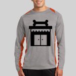Long Sleeve Heather Colorblock Contender ™ Tee Thumbnail