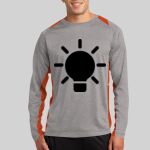 Long Sleeve Heather Colorblock Contender ™ Tee Thumbnail