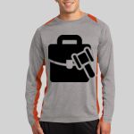 Long Sleeve Heather Colorblock Contender ™ Tee Thumbnail