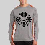 Long Sleeve Heather Colorblock Contender ™ Tee Thumbnail