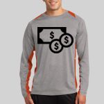 Long Sleeve Heather Colorblock Contender ™ Tee Thumbnail
