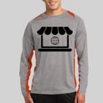 Long Sleeve Heather Colorblock Contender ™ Tee Thumbnail