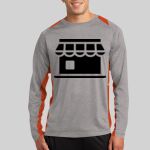 Long Sleeve Heather Colorblock Contender ™ Tee Thumbnail