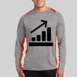 Long Sleeve Heather Colorblock Contender ™ Tee Thumbnail