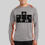 Long Sleeve Heather Colorblock Contender ™ Tee Thumbnail