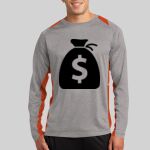 Long Sleeve Heather Colorblock Contender ™ Tee Thumbnail