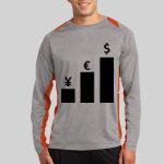 Long Sleeve Heather Colorblock Contender ™ Tee Thumbnail