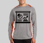 Long Sleeve Heather Colorblock Contender ™ Tee Thumbnail