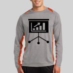 Long Sleeve Heather Colorblock Contender ™ Tee Thumbnail