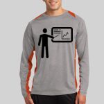 Long Sleeve Heather Colorblock Contender ™ Tee Thumbnail