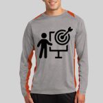 Long Sleeve Heather Colorblock Contender ™ Tee Thumbnail