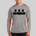 Long Sleeve Heather Colorblock Contender ™ Tee Thumbnail