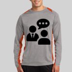 Long Sleeve Heather Colorblock Contender ™ Tee Thumbnail