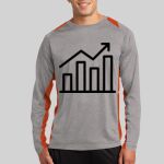 Long Sleeve Heather Colorblock Contender ™ Tee Thumbnail