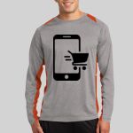 Long Sleeve Heather Colorblock Contender ™ Tee Thumbnail