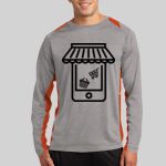 Long Sleeve Heather Colorblock Contender ™ Tee Thumbnail