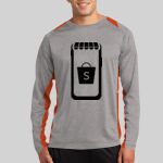 Long Sleeve Heather Colorblock Contender ™ Tee Thumbnail