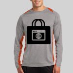 Long Sleeve Heather Colorblock Contender ™ Tee Thumbnail