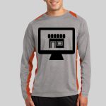 Long Sleeve Heather Colorblock Contender ™ Tee Thumbnail