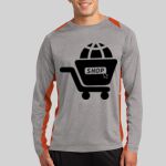 Long Sleeve Heather Colorblock Contender ™ Tee Thumbnail