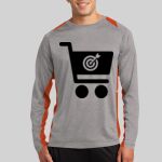 Long Sleeve Heather Colorblock Contender ™ Tee Thumbnail