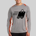 Long Sleeve Heather Colorblock Contender ™ Tee Thumbnail