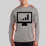 Long Sleeve Heather Colorblock Contender ™ Tee Thumbnail