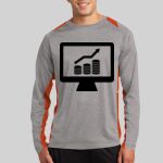 Long Sleeve Heather Colorblock Contender ™ Tee Thumbnail