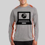 Long Sleeve Heather Colorblock Contender ™ Tee Thumbnail