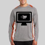 Long Sleeve Heather Colorblock Contender ™ Tee Thumbnail