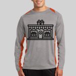 Long Sleeve Heather Colorblock Contender ™ Tee Thumbnail