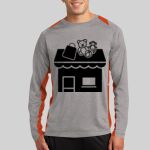 Long Sleeve Heather Colorblock Contender ™ Tee Thumbnail